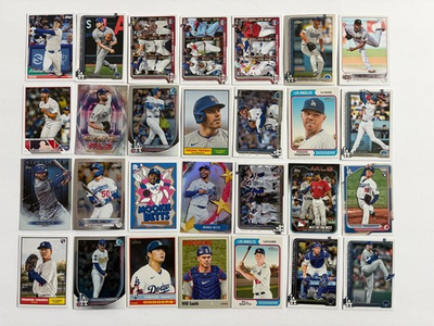 #ad Dodgers 110 card lot Rookies and Stars Kershaw Ohtani Freeman Betts Yamamoto $25.00