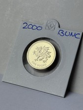 2000 Uncirculated £1 Pound Dragon One Pound Coin Brilliant Uncirc Bunc Bu