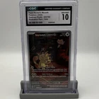 Pokémon Team Rocket's Meowth Illustration Rare Holo CGC 10 Destined Rivals 203/…