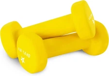 Cast Iron Dumbbells to Tone & Sculpt Arms Shoulders & Back (1 pair)