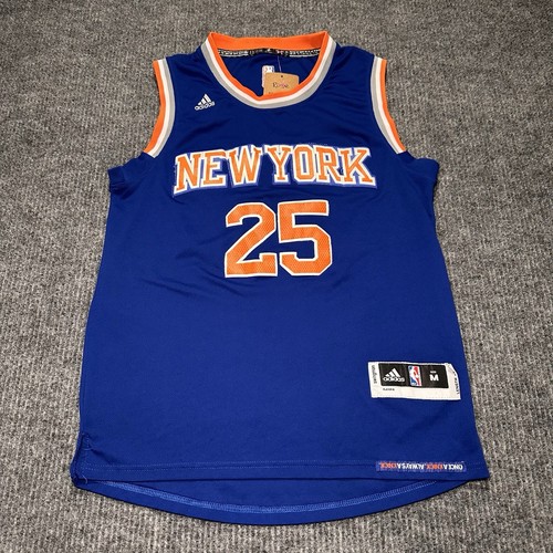 NBA NEW YORK KNICKS BASKETBALL Adult JERSEY ADIDAS DERRICK ROSE #25 Size M - Picture 7 of 7