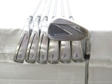 New TaylorMade Stealth Iron Set 5-PW,AW KBS Max MT 85g Regular Flex Steel