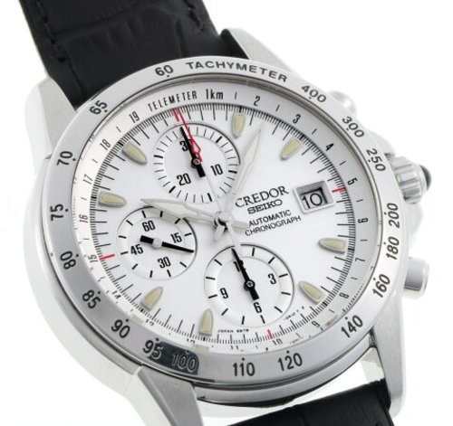 Excellent Seiko Credor Phoenix GCBP993 6S78 Auto Chronograph Silver Dial OH2023