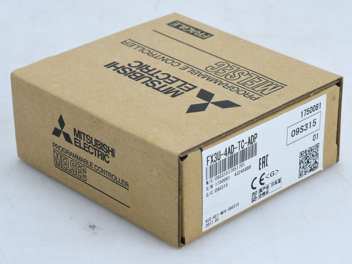 New Mitsubishi FX3U-4AD-TC-ADP PLC Module US Free TAX FX3U4ADTCADP