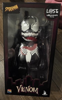 Bearbrick Venom Spider-Man 400% Happy Kuji Be@rbrick Medicom | eBay