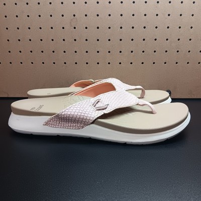 Earth Origins Dania Thong Sandals Womens Size 11 M Dusty Pink Flip Flops