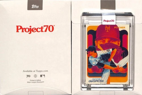 2021 TOPPS PROJECT 70 #859 1974 JACOB DEGROM - NEW YORK METS - MATT TAYLOR