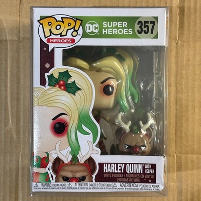 Funko Pop! Harley Quinn with Helper #357, Holiday, DC Heroes
