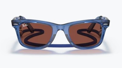 Ray-Ban Wayfarer 2140 COLOR BLOCK Blue Special Edition Brille NEU ORIGINAL
