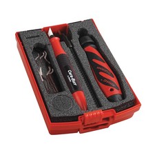 SHAVIV 154-00040 Deburring Tool Set,Aluminum, Steel, TiN 45NX51