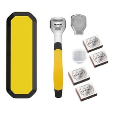 25-Year New Model Professional Callus Shaver Set - Features Protective Yellow