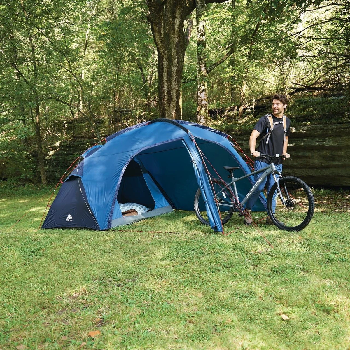 tent rv Camping Trailer 2 In 1 颜色:Green Canopy Markisen Studio München GmbH, Constructed from coated 600 Pet Stores USA