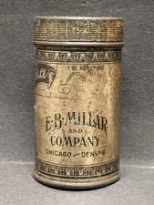 Rosen Paprika, E. B. Millar of Chicago and Denver early spice tin