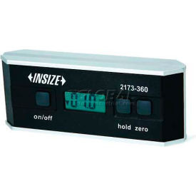 INSIZE Electronic Digital Protractor & Level 0-360 degrees 2173-360 Insize Usa