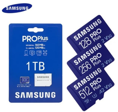 Samsung Pro Plus 128GB 256GB 512GB 1TB 2TB MicroSDXC MicroSD A2 V30 Memory Card