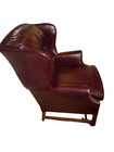 Sherrill Furniture Leather Chair and Ottoman — photo 3