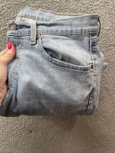 Levis 505 Regular Straight Jeans Mens 34x30 Blue Denim Golden top Color - Picture 15 of 15