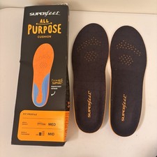 Superfeet Flex All Purpose Cushion Insoles Size D Women's 8.5-10 Men's 7.5-9