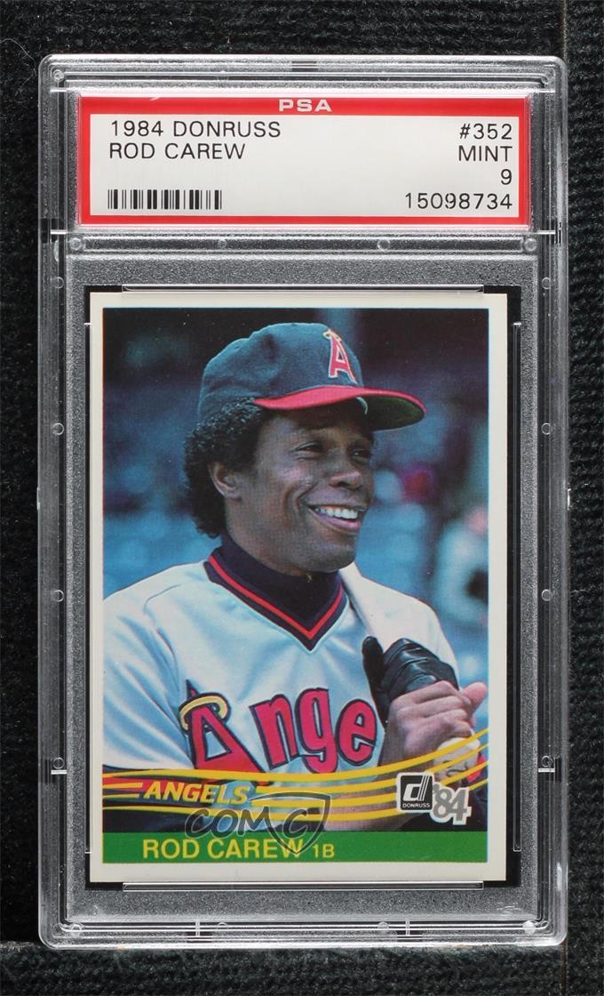 1984 Donruss Rod Carew #352 PSA 9 MINT HOF 0d3