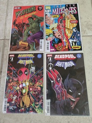 Deadpool/Batman IG & Hulk #340  New Mutants 98 Facsimile Lot NM+ UNOPENED UNREAD