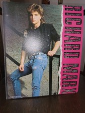 Vintage RICHARD MARX School Folder 1989 Winterland Rock Express PLASTIC ALBUM 
