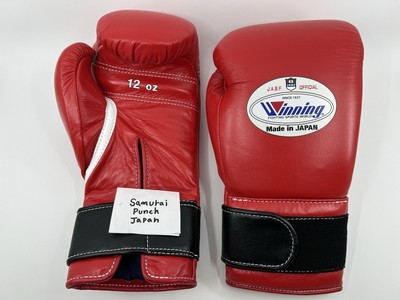Winning JABF Approved 12oz Boxing Gloves Red Japan Amateur & Training Use New