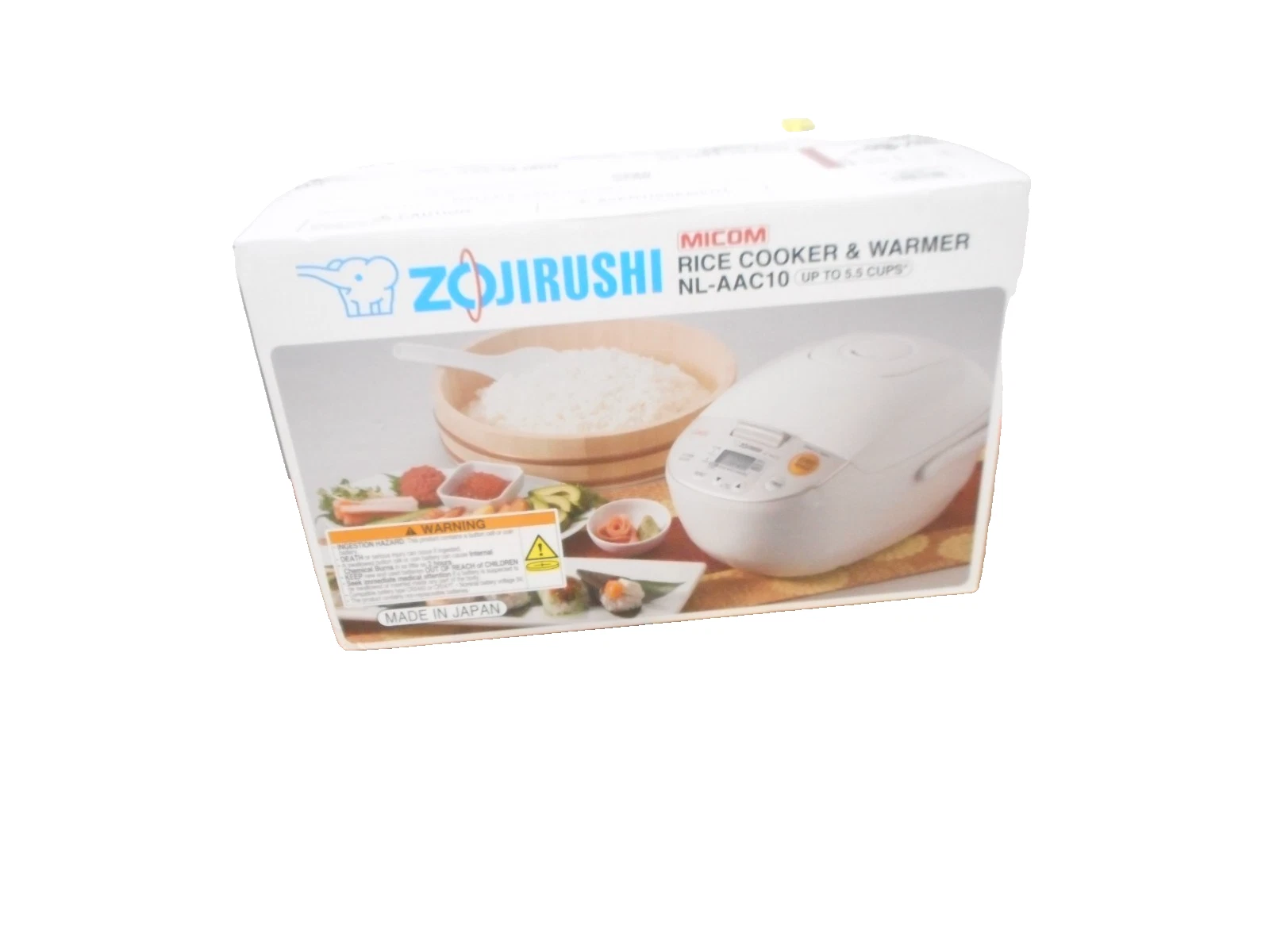 Zojirushi NL-AAC10 5.5 cups / 1.0 liter Micom Rice Cooker Warmer MADE IN JAPAN