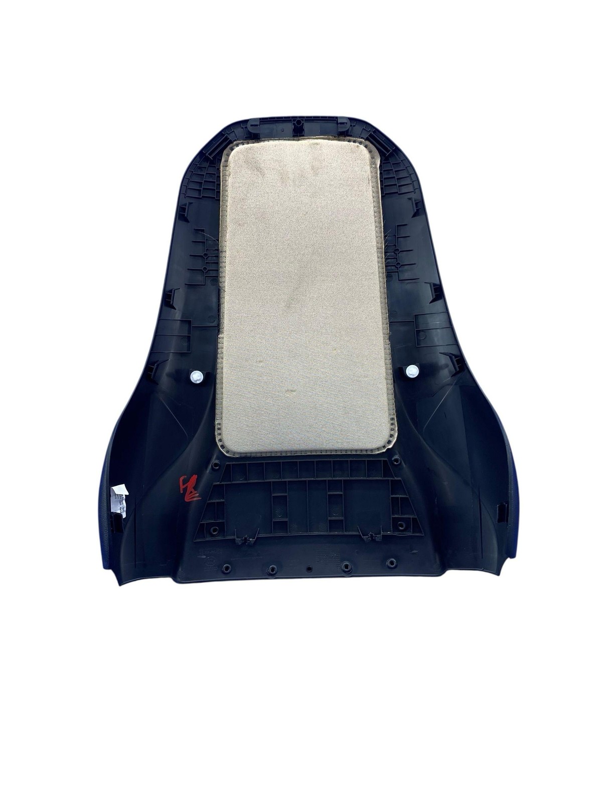 2014-2020 BMW I8 FRONT LEFT UPPER SEAT BACKING BACK TRIM COVER PANEL BLACK OEM