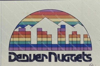 87/'88 Logo Denver Nuggets Basketball Original 35mm Photo Slide G254