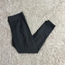 Women’s Size 1X Grey Kerrits Knee Patch Horseback Riding Tights Breeches