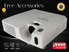 Hitachi CP-X2011N 3LCD Projector 2200 Lumens 16W Speakers Blackboard Mode w/Kit