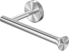 Silver Stainless Steel Toilet Paper Holder Wall Mount, Rustproof Bathroom Access