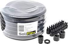 Soliflex Outdoor Flexible Conduit Cable Contractor Pack IP40 10M M20 Coil