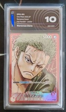 One Piece Card Game Roronoa Zoro OP01-001 Leader Romance Dawn JP Foil Parallel