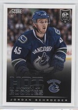 2013-14 Score Hot Rookies Jordan Schroeder #637 1r6
