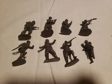 8 Conte Collectables WW2 Bloody Omaha Beach D-Day US GI Figures 54mm 1/32 Scale