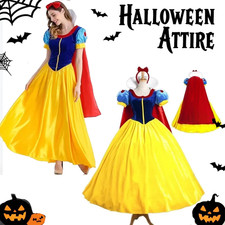 Cartoon Princess Snow White Halloween Party Costume Adult Cosplay plus Size Dres