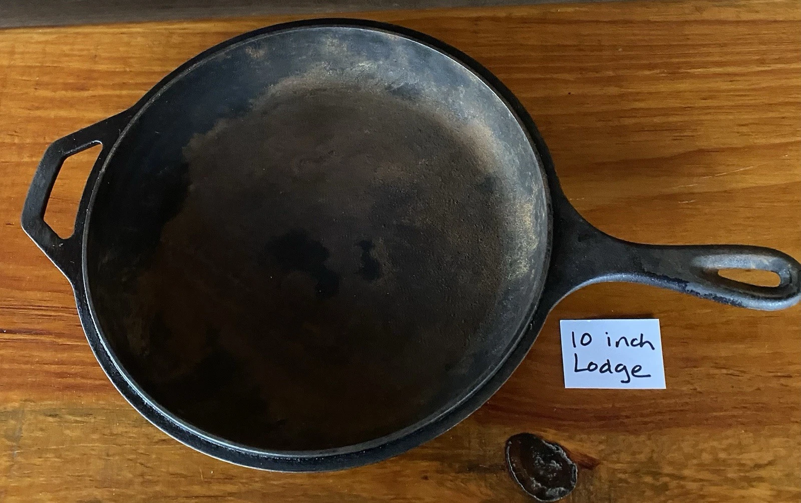 Lodge 10” Cast Iron Skillet Assist Handle Needs Restoring Vintage