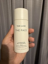 Tan-Luxe The Face Illuminating Self-Tan Drops Light-Medium, 1.01 oz, 30 ml NIB