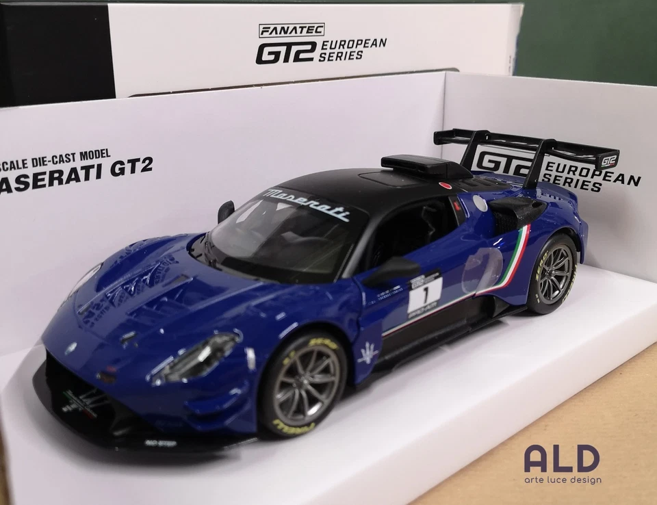 modellino auto scala 1/24 maserati gt2 modellini da collezione die cast - Immagine 4 di 4