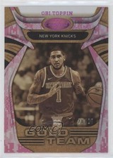 2020-21 Certified Gold Team Rookies Mirror Camo 20/25 Obi Toppin #8 2u3