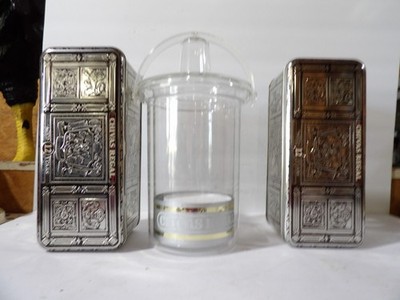 2 Vintage Chivas Regal Scotch Whiskey Tins & Chevas Regal Ice Bucket