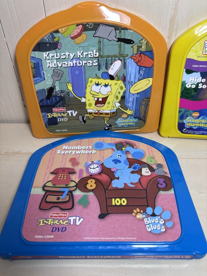 Fisher Price InteracTV - Kids DVD Interactive TV Learning System 3 DVD Sets - Image 3 of 4