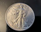 1945 50C Walking Liberty Half Dollar BU "Bright White".