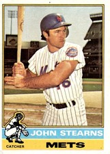 Topps 1976 Topps John Stearns New York Mets bba5-202