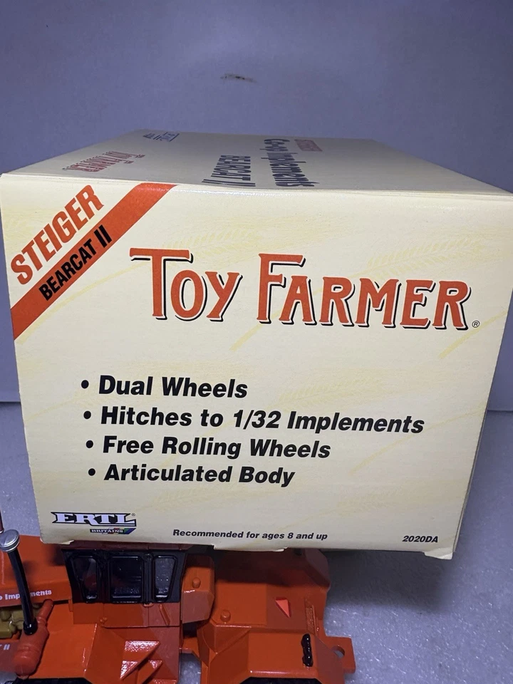 Ertl Steiger Bearcat II Tractor, Co-op Implements, Articulated, Diecast 1/32 - Image 3 of 4