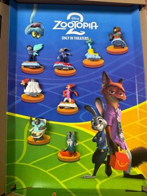 2025 McDonalds ZOOTOPIA 2 COMPLETE 8PC sealed SET FREE SHIPPING | eBay