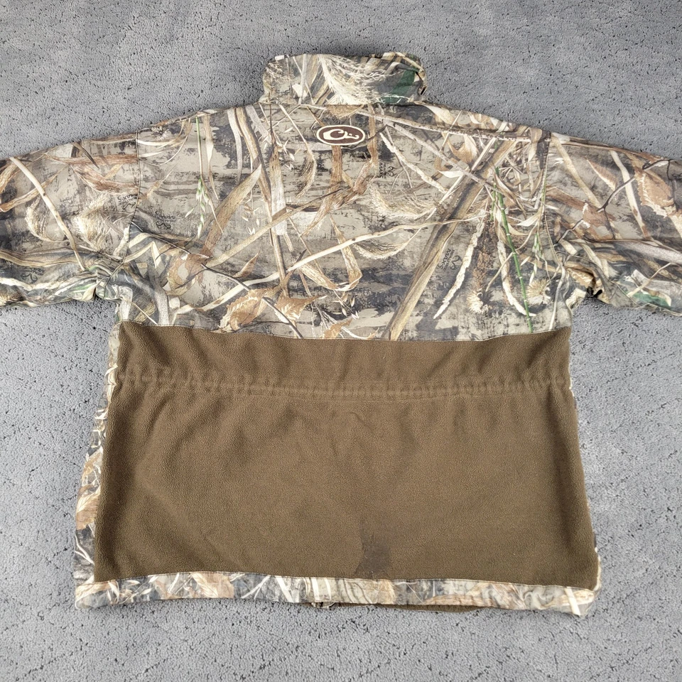 Куртка мужская Drake Waterfowl большая камуфляжная Realtree Max 5 флисовая с подкладкой для охоты - Изображение 2 из 4