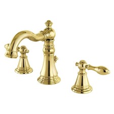 Fauceture FSC1972AL English Classic Widespread Bathroom Faucet with Pop-Up Drain