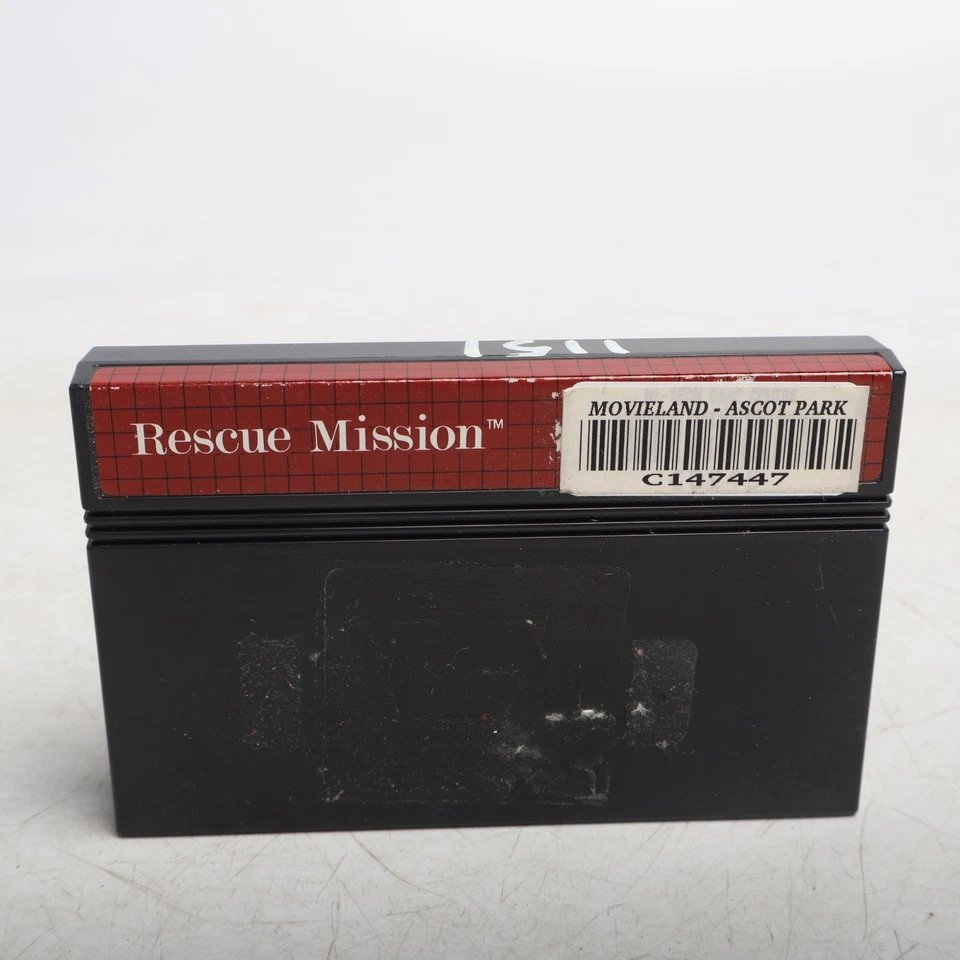 Rescue Mission (Sega Master System, 1988) Complete No box, Tested & Working - Image 2 of 4